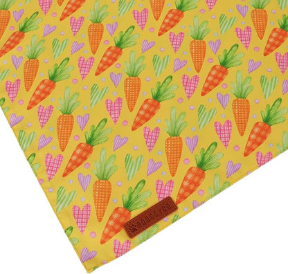 ADOGGYGO Easter Dog Bandana 2 Pack, Bunny Egg Carrot Print Pet Scarf Bib - Image 6