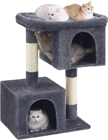 Feandrea Cat Tree, 40.6-Inch Cat Tower, Plush Condo by FeandreabySONGMICSHOME