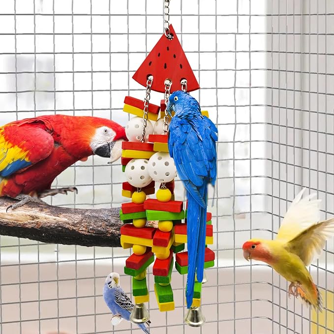 Bird Toys for Parrots Medium Large Bird Parrot Toy for Cockatoos, Cockatiels - Image 5