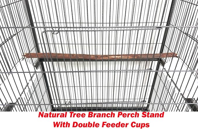 Extra Large Wrought Iron Breeding Flights Canary Parakeet Cockatiel Lovebird - Image 4