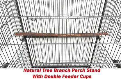 Extra Large Wrought Iron Breeding Flights Canary Parakeet Cockatiel Lovebird - Image 4