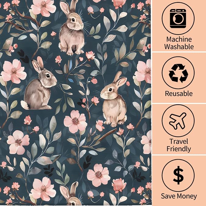 Cute Bunny Hand Towels - Image 3