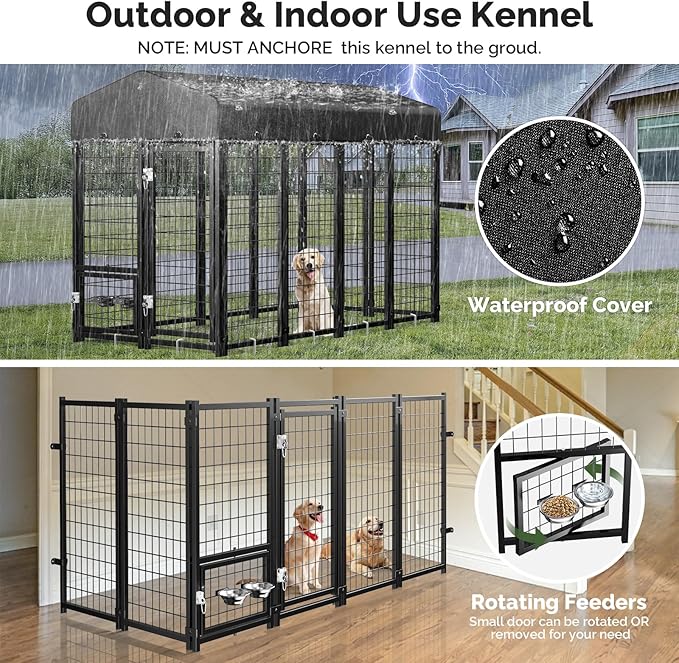 Sino Luban Outdoor Dog Kennel Outside Run - Image 4