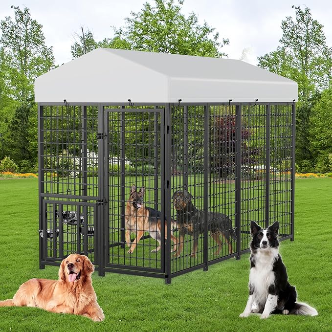 ROOMTEC Heavy Duty Outdoor Dog Kennel by ROOMTEC