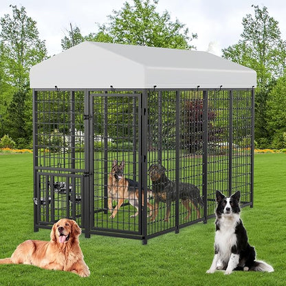 ROOMTEC Heavy Duty Outdoor Dog Kennel by ROOMTEC