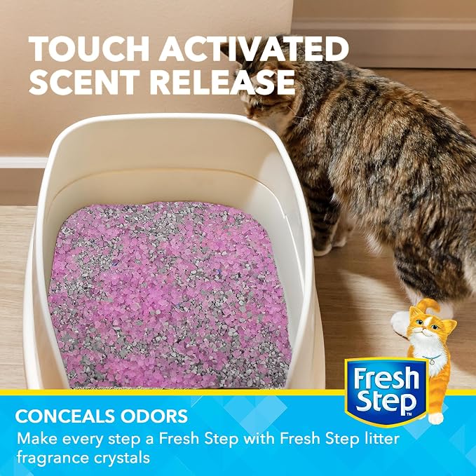 Fresh Step Cat Litter Crystals Deodorizer, Non Toxic Odor Neutralizing Crystals - Image 3
