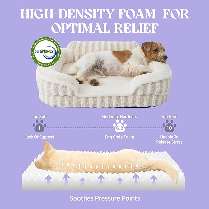 LE SURE Cute Dog Beds Large Sized Dog, Orthopedic Waterproof Large Pet Bed - Image 4