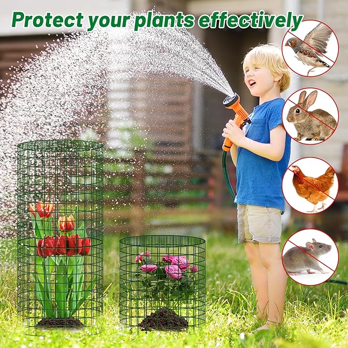 UNIFAMILY 6pcs Plant Protectors from Animals - Image 3
