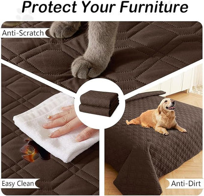 hyha Waterproof Dog Bed Blanket, Soft Pet Blankets, Waterproof Couch Cover - Image 5