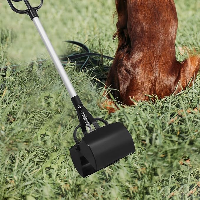 Pet Poop Picker with Long Handle, Portable Pet Waste Cleaning Tool - Image 7