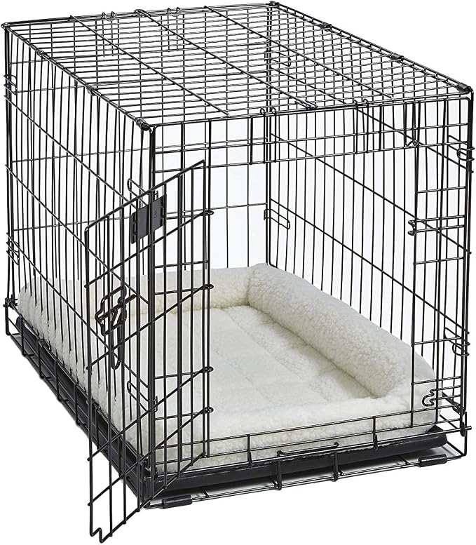 MidWest Homes for Pets QuietTime Dog Bed – White Fleece Bolster, Ultra-Soft and - Image 7