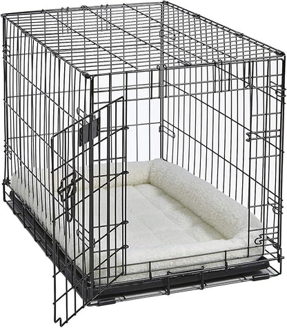 MidWest Homes for Pets QuietTime Dog Bed – White Fleece Bolster, Ultra-Soft and - Image 7