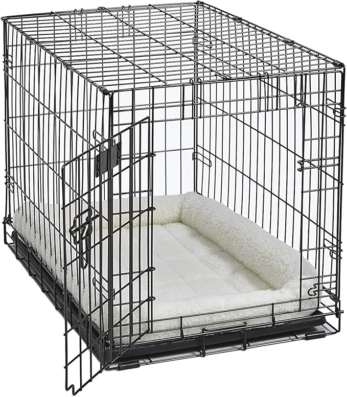 MidWest Homes for Pets QuietTime Dog Bed – White Fleece Bolster, Ultra-Soft and - Image 7