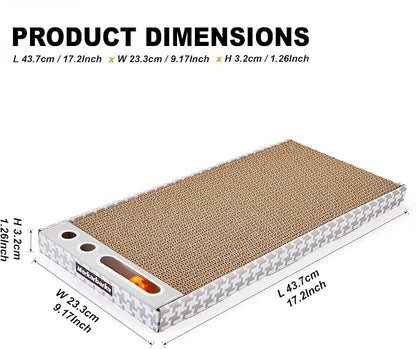 Cat Scratching Board 3 Pack – Reversible Cardboard Scratcher - Image 3