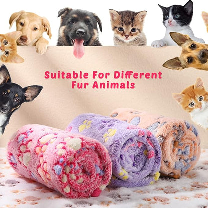 Tegeme 8 Pcs Fleece Dog Blankets - Image 3
