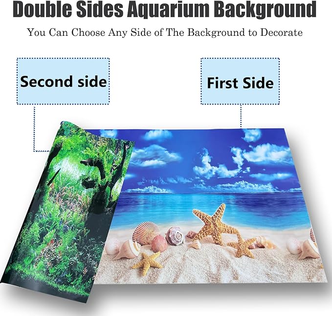 Fish Aquarium Background Poster Beach Fish Backdrop - Image 6