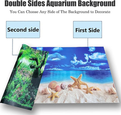 Fish Aquarium Background Poster Beach Fish Backdrop - Image 6