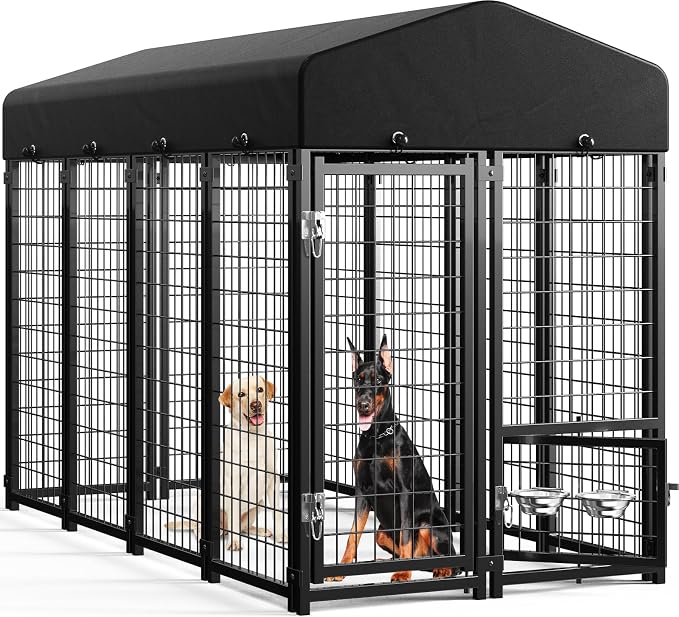 Sino Luban Outdoor Dog Kennel Outside Run by SINOLUBAN