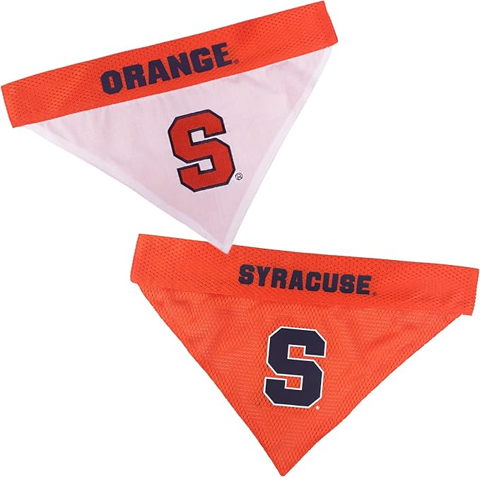 Pets First Collegiate Pet Accessories, Reversible Bandana, Syracuse Orange - Image 6