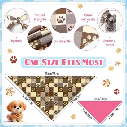 Kacctyen 50 Pcs Dog Bandanas Bulk Bandanas - Image 3