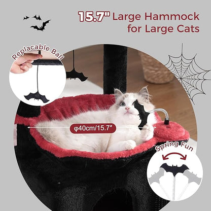 Gothic Cat Tree 32 Inches Small Cat Tree - Image 2