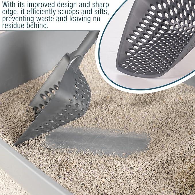 Set of 2 Cat Litter Scoop with Small Holes - Image 3