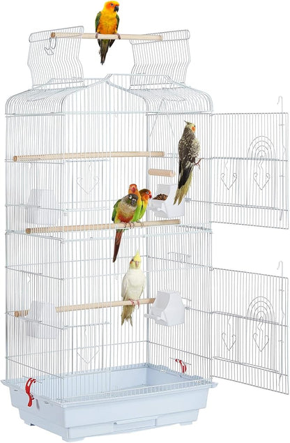 Yaheetech 41'' Open Top Medium Size Quaker Parrot Bird Cage Cockatiel Indian by Yaheetech