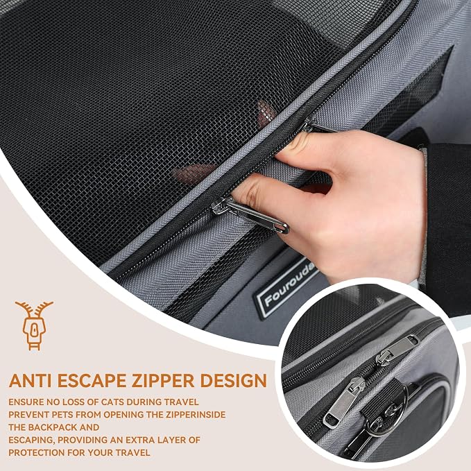 Airline Approved Dog Carrier.Cat Travel Carrier Dog Carrier Bag, Soft Sided Pet - Image 8