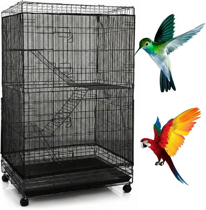 Large Bird Cage Seed Cather by Unknown
