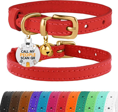 BRONZEDOG Leather Cat Collar by BRONZEDOG