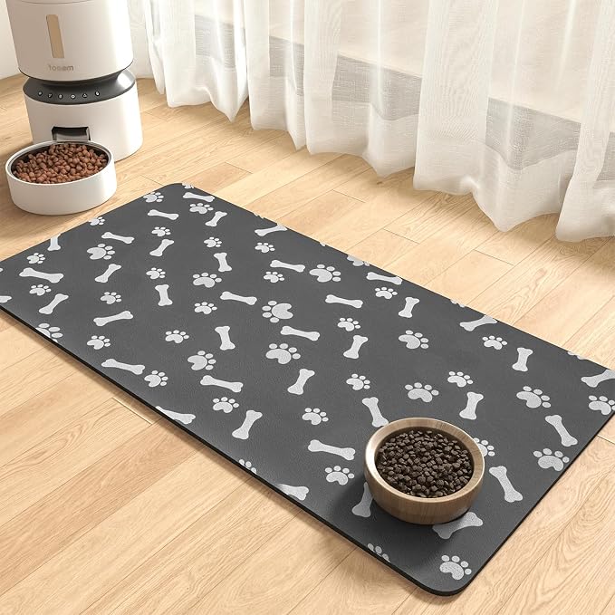MontVoo Dog Food Mat-Pet Feeding Mat by MontVoo