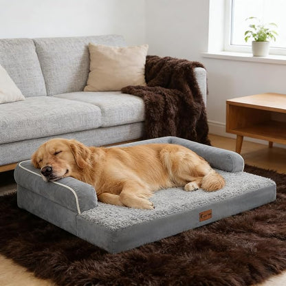 Orthopedic Dog Beds for Extra Large Dogs, Waterproof Egg Crate Foam XL Dog Bed - Image 2
