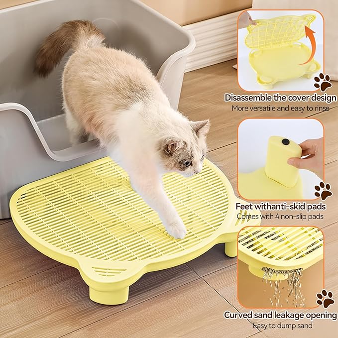 Adjustable Cat Ramp Litter Box Step Double Layer - Image 2
