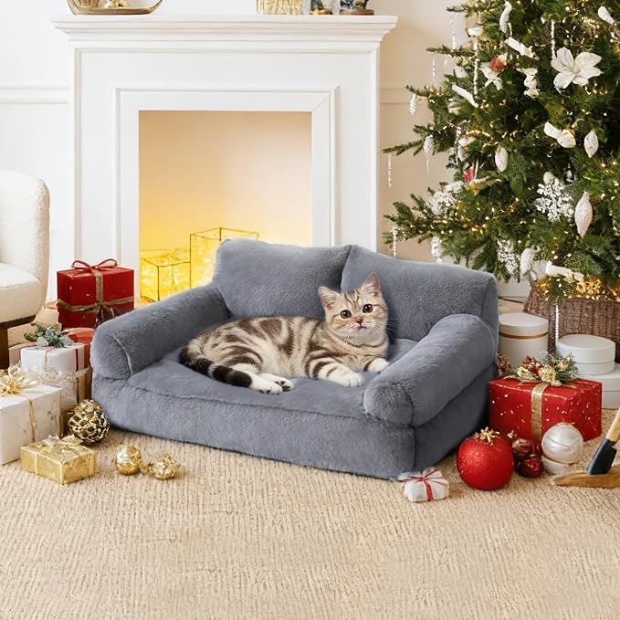 Cat Beds for Indoor Cats, Cat Couch Bed, Cute Cats Sofas for Pets, Small Dog - Image 2