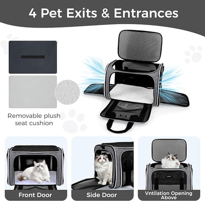 BAGLHER Pet Travel Carrier, Cat Carriers Dog Carrier - Image 4