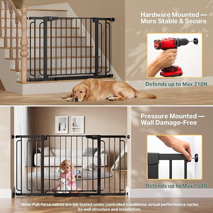 Cumbor 36.6-59" Extra Wide Baby Gate - Image 8