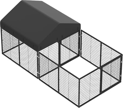 Outdoor Dog Kennel with Dog Fence - Image 3