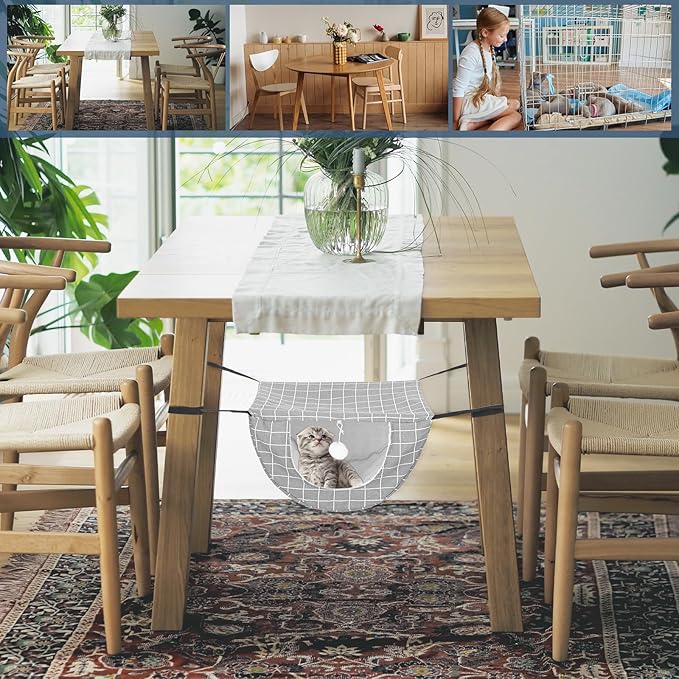 2Pcs Cat Hammock for Cage, Double Layer Cat Hanging Hammock for Cage, Soft - Image 7