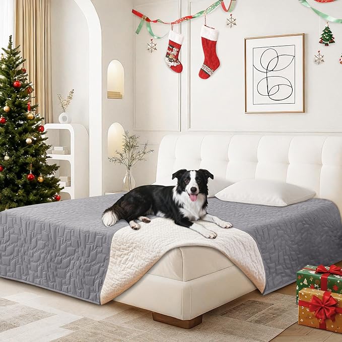 Waterproof Dog Blanket, Non-Slip Soft Pet Bed Cover, Couch Cover by CYCMACOHOME