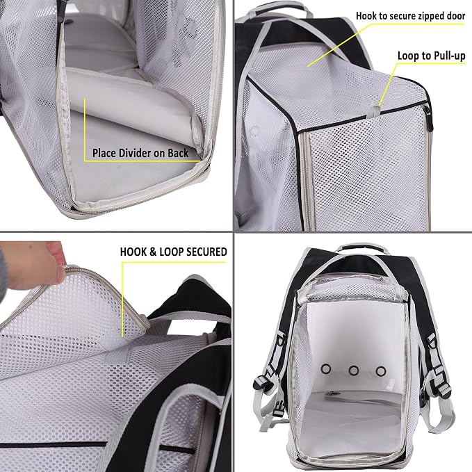 Dual Extension Pet Backpack Carrier - Image 5