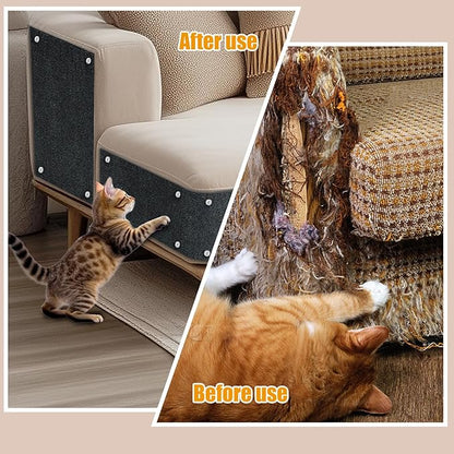 Cat Scratch Mat, 118.5"x17.4" Trimmable Self-Adhesive Cat Scratch Furniture - Image 3