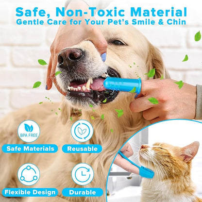 6PCS Pet Grooming Kit for Dogs, Cats and Horses | Dog Washing Gloves | Dog Bath - Image 6