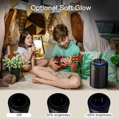 2 Pack Air Purifiers for Home Bedroom H13 True HEPA Air Filter Cleaner - Image 7