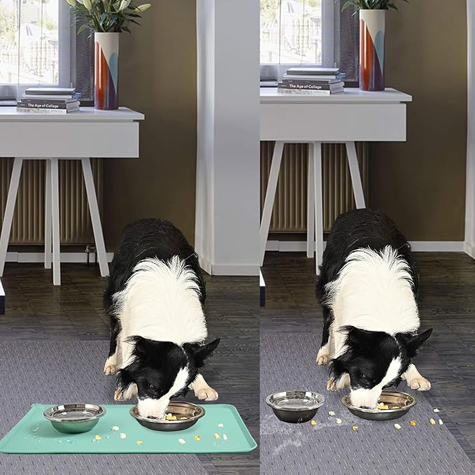 Silicone Waterproof Dog Cat Pet Feeding Mats, Non Slip, Easy Clean Pet Dog Cat - Image 7
