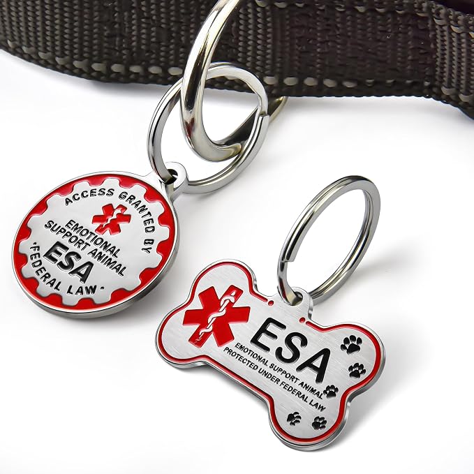 HOPELF Engraved Personalized ESA Tag - Image 2
