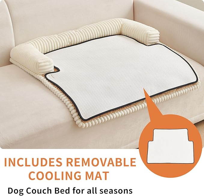 HAOMAIJIA Dog Couch Bed for Small Dogs, Non Slip Pet Couch Covers for Sofa - Image 2
