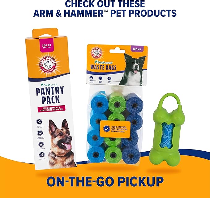 Arm & Hammer Dog Pooper Scooper Swivel Bin & Rake, Poop Scoop - Image 7