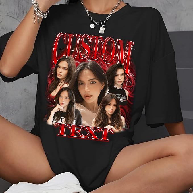 NAZENTI Custom Bootleg Rap Tee, Custom T-Shirts - Image 2