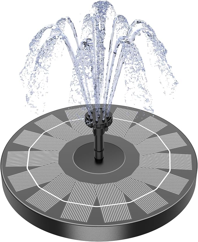 AISITIN 2.5W Solar Bird Bath Fountain Pump, Solar Fountain by AISITIN