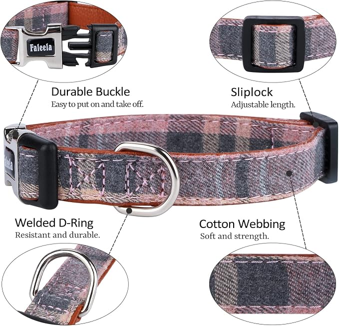Faleela Cute Soft Girl Dog Collar - Image 2